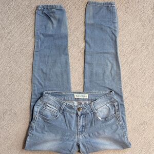 Vintage Low Rise Slim Jeans Paris Blues Size 1 Y2K